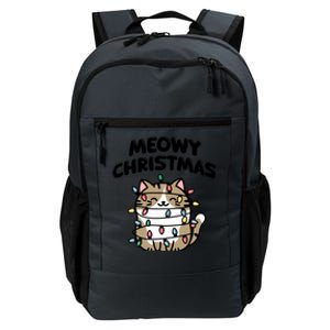 Meowy Christmas Christmas Cats Cat Lover Daily Commute Backpack