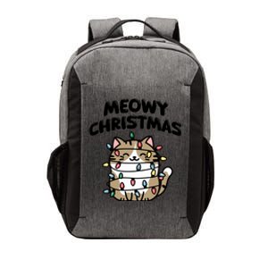 Meowy Christmas Christmas Cats Cat Lover Vector Backpack