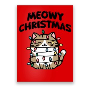 Meowy Christmas Christmas Cats Cat Lover Poster