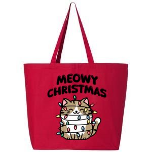 Meowy Christmas Christmas Cats Cat Lover 25L Jumbo Tote