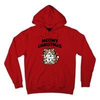 Meowy Christmas Christmas Cats Cat Lover Tall Hoodie