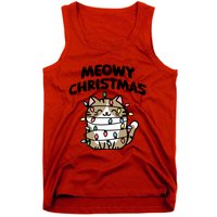 Meowy Christmas Christmas Cats Cat Lover Tank Top