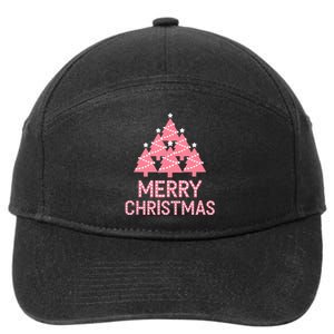 Merry Christmas Cute Trees For Festive Fun Tank Top 7-Panel Snapback Hat