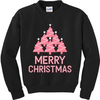 Merry Christmas Cute Trees For Festive Fun Tank Top Kids Sweatshirt