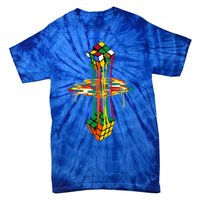 Melting Cube Colorful Awesome Graphic Funny Retro Gift Tie-Dye T-Shirt