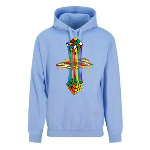 Melting Cube Colorful Awesome Graphic Funny Retro Gift Unisex Surf Hoodie