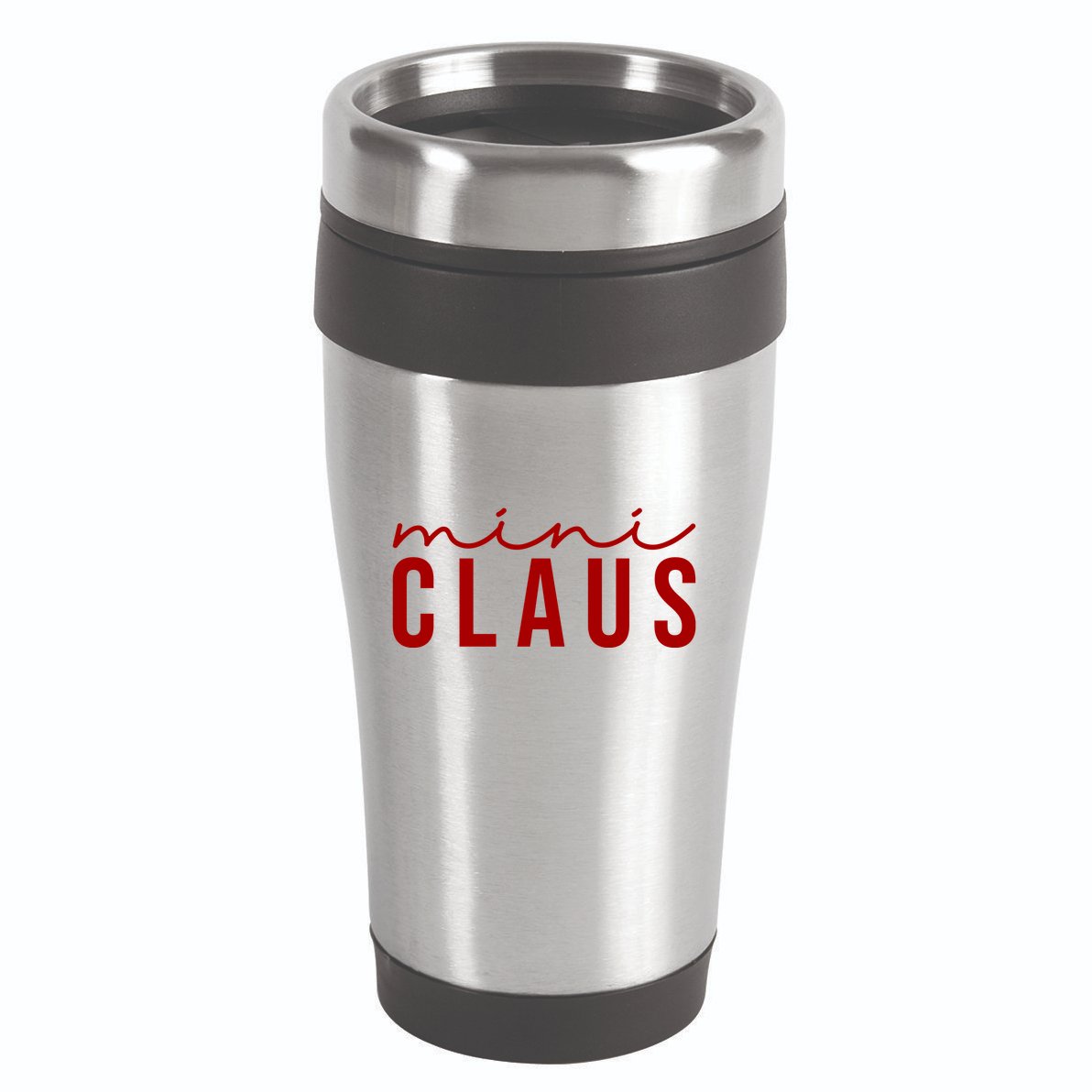 Mini Claus Cute Christmas 16oz Travel Tumbler