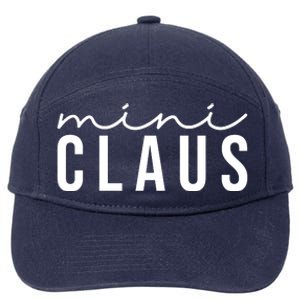 Mini Claus Cute Christmas 7-Panel Snapback Hat