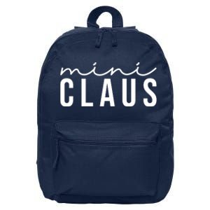 Mini Claus Cute Christmas 16 in Basic Backpack