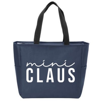 Mini Claus Cute Christmas Zip Tote Bag