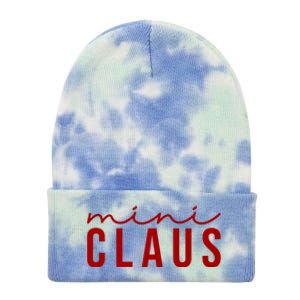 Mini Claus Cute Christmas Tie Dye 12in Knit Beanie