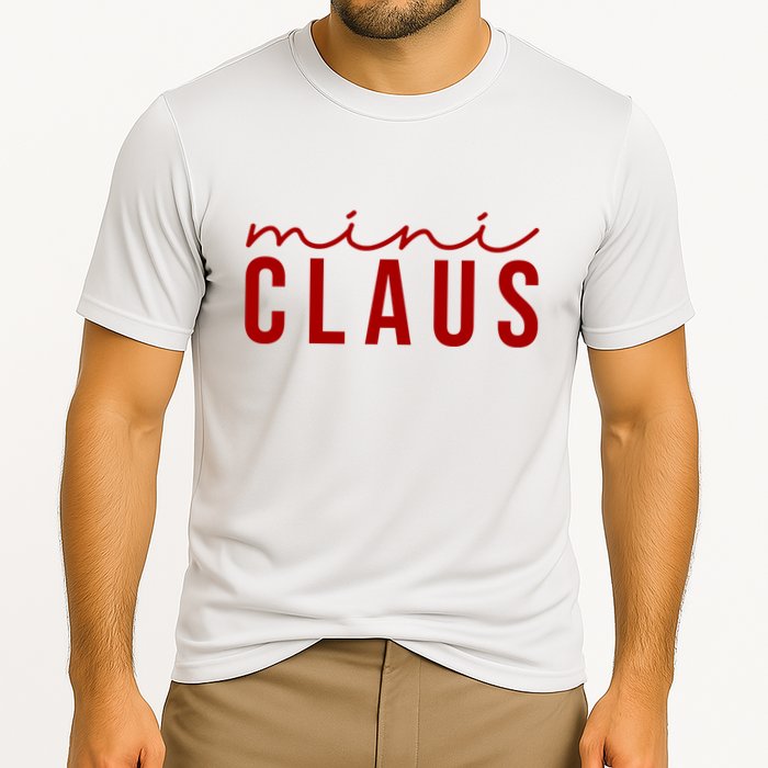 Mini Claus Cute Christmas Cooling Performance Crew T-Shirt