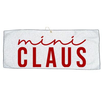 Mini Claus Cute Christmas Large Microfiber Waffle Golf Towel