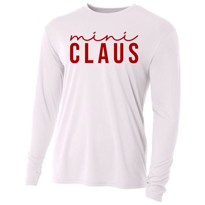 Mini Claus Cute Christmas Cooling Performance Long Sleeve Crew