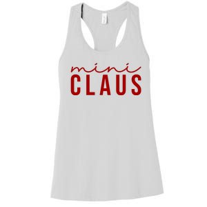 Mini Claus Cute Christmas Women's Racerback Tank