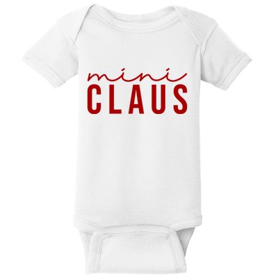 Mini Claus Cute Christmas Baby Bodysuit