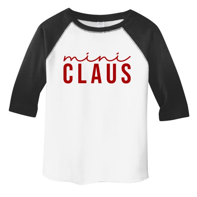 Mini Claus Cute Christmas Toddler Fine Jersey T-Shirt