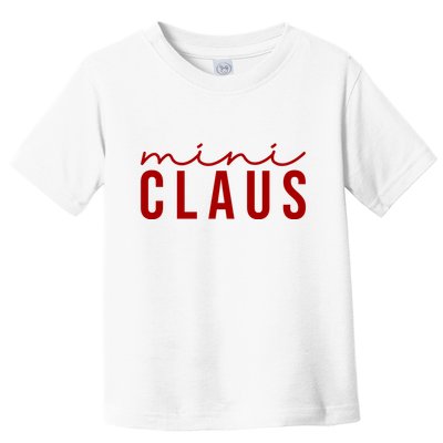 Mini Claus Cute Christmas Toddler T-Shirt