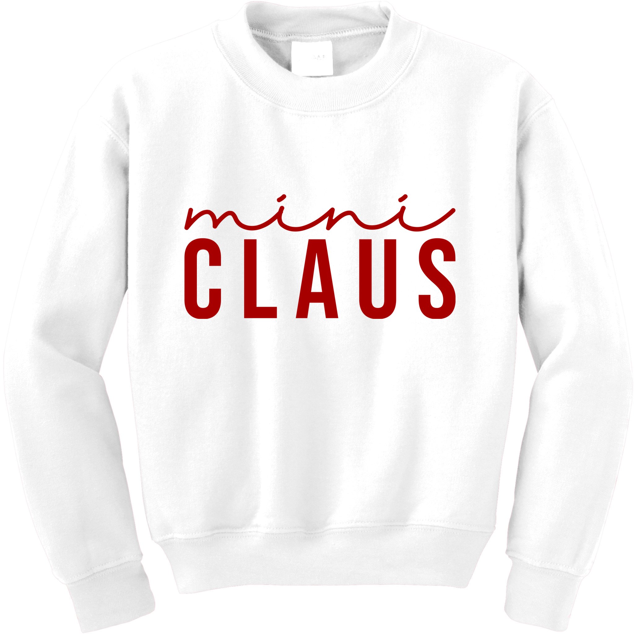 Mini Claus Cute Christmas Kids Sweatshirt