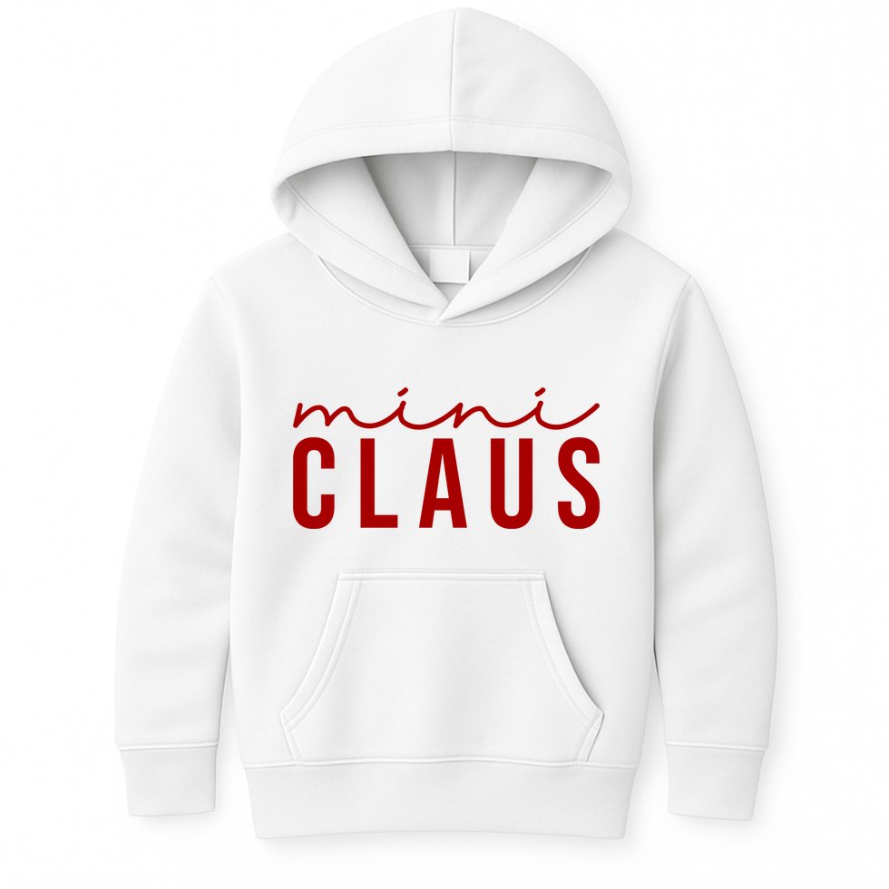 Mini Claus Cute Christmas Kids Hoodie