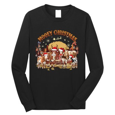 Mooey Christmas Cows Long Sleeve Shirt