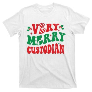 Merry Custodian Christmas T-Shirt