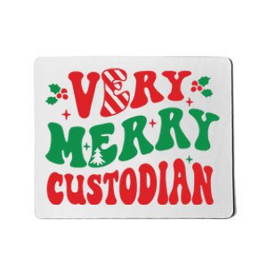 Merry Custodian Christmas Mousepad