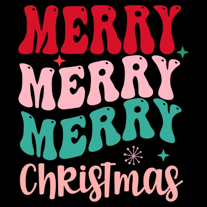 Merry Christmas Cute Holiday Groovy Full Zip Hoodie