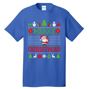 Merry Christmas Cute Santa Ugly Gift Tall T-Shirt