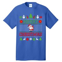 Merry Christmas Cute Santa Ugly Gift Tall T-Shirt