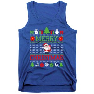 Merry Christmas Cute Santa Ugly Gift Tank Top