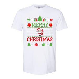 Merry Christmas Cute Santa Ugly Gift Softstyle CVC T-Shirt