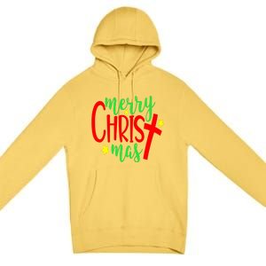 Merry Christmaschristmas Christian Costume Premium Pullover Hoodie