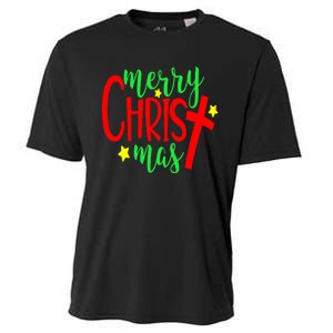 Merry Christmaschristmas Christian Costume Cooling Performance Crew T-Shirt