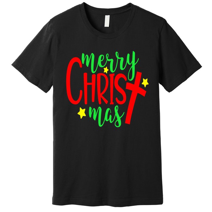 Merry Christmaschristmas Christian Costume Premium T-Shirt