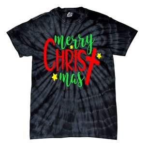 Merry Christmaschristmas Christian Costume Tie-Dye T-Shirt