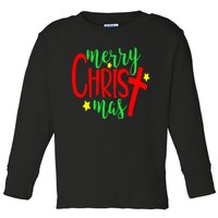 Merry Christmaschristmas Christian Costume Toddler Long Sleeve Shirt