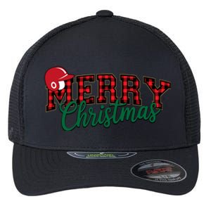 Merry Christmas Christmas Cute Winter Baseball Flexfit Unipanel Trucker Cap