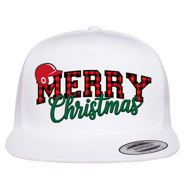 Merry Christmas Christmas Cute Winter Baseball Flat Bill Trucker Hat