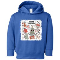 Merry Christmas Christmas Vibes Milk Cookie For Santa Funny Gift Toddler Hoodie