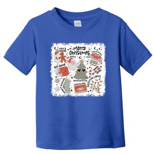 Merry Christmas Christmas Vibes Milk Cookie For Santa Funny Gift Toddler T-Shirt