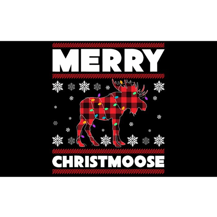 Merry Christmoose Christmas Moose Lover Xmas Holiday Gift Bumper Sticker