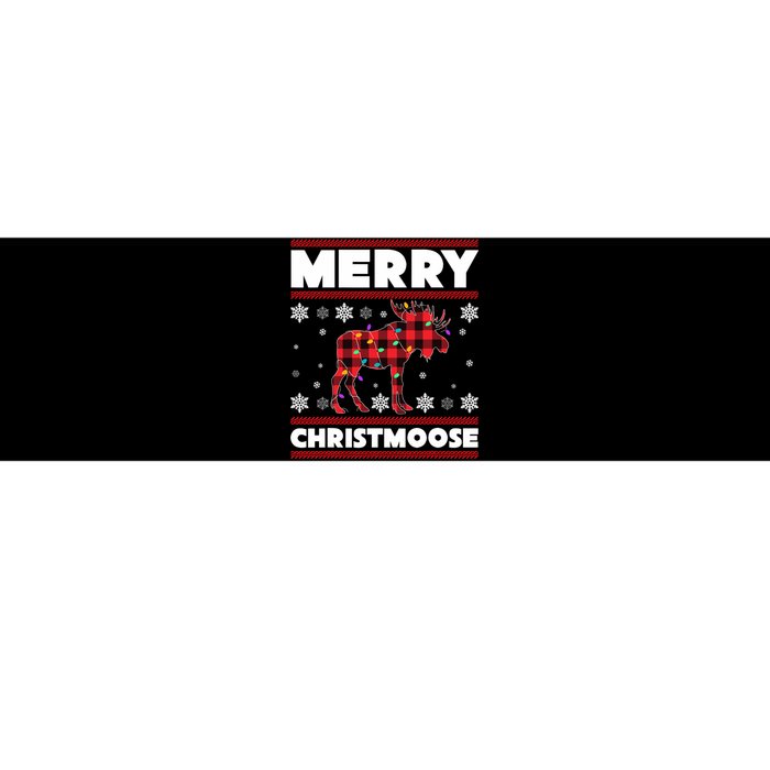 Merry Christmoose Christmas Moose Lover Xmas Holiday Gift Bumper Sticker