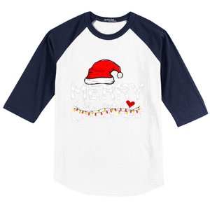 Merry Christmas Christmas Santa Claus Funny Family Christmas Baseball Sleeve Shirt