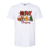 Merry Christmas Candy House Lemon Gnome Gingerbread Pajamas Softstyle CVC T-Shirt