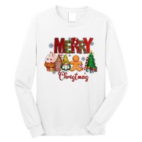 Merry Christmas Candy House Lemon Gnome Gingerbread Pajamas Long Sleeve Shirt