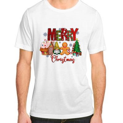 Merry Christmas Candy House Lemon Gnome Gingerbread Pajamas Adult ChromaSoft Performance T-Shirt