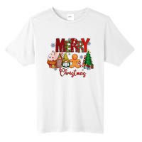 Merry Christmas Candy House Lemon Gnome Gingerbread Pajamas Tall Fusion ChromaSoft Performance T-Shirt