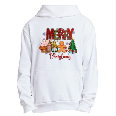 Merry Christmas Candy House Lemon Gnome Gingerbread Pajamas Urban Pullover Hoodie