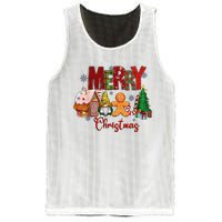 Merry Christmas Candy House Lemon Gnome Gingerbread Pajamas Mesh Reversible Basketball Jersey Tank